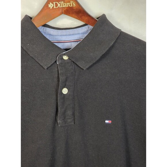 Tommy Hilfiger Men's L Blue Short‎ Sleeve Shirt - Picture 1 of 4